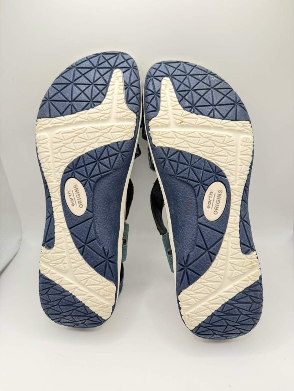 Earth Origins Women's Sammie Sport Sandal Blue Size 10 W Leather Upper Outdoor - Picture 10 of 10